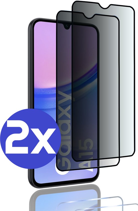 ArmorDrop privacy screenprotector voor Samsung A15