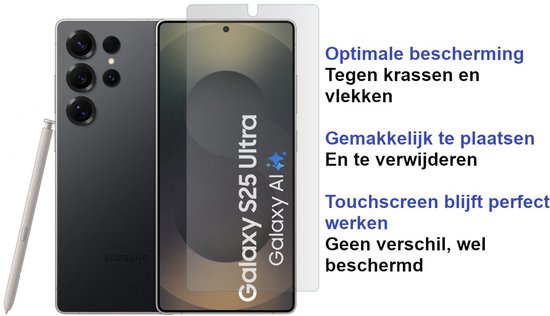 Armordrop screenprotector voor Samsung S25 Ultra