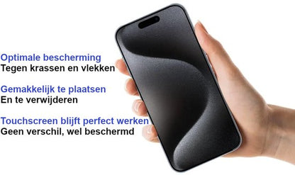 Armordrop Full Guard screenprotector voor iPhone 15 Pro