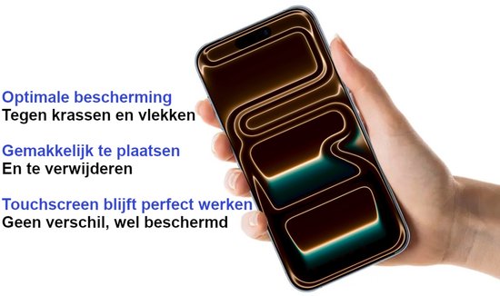 Armordrop Full Guard screenprotector voor iPhone 15 Pro Max