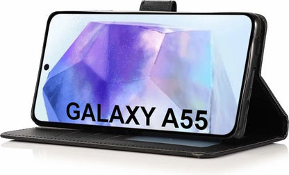 Lennexo bookcase wallet hoesje voor Samsung A55