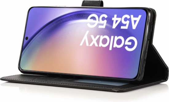 Lennexo BookCase Wallet Hoesje Samsung Galaxy A54 Zwart