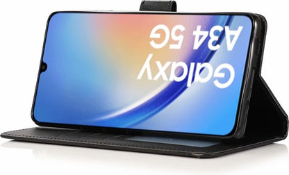 Lennexo bookcase portemonnee hoesje voor Samsung A34