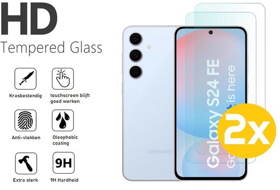 Anti-shock hoesje en screenprotector voor Samsung S24 FE