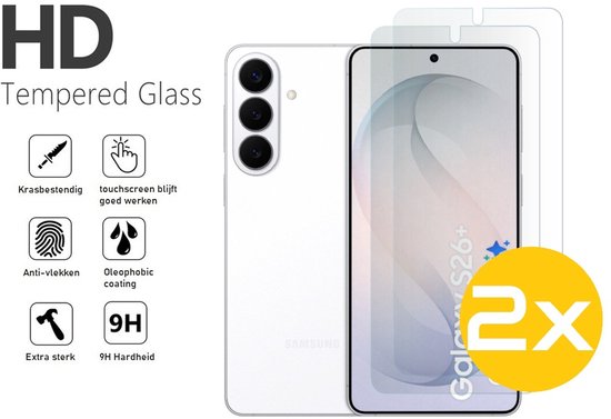 Screenprotector Geschikt voor Samsung Galaxy S26+