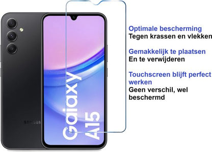 ArmorDrop Full Guard Screenprotector Geschikt Voor Samsung A15