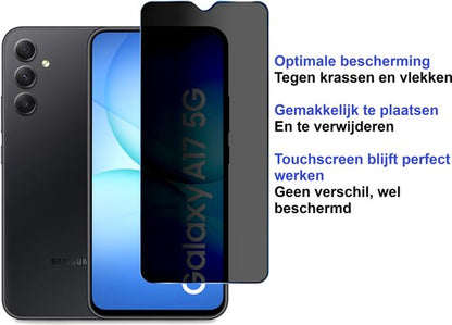 ArmorDrop privacy screenprotector voor Samsung A17