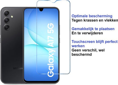 Armordrop glazen screenprotector voor Samsung A17