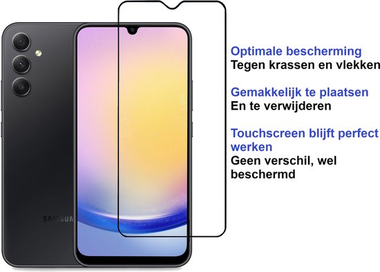 Armordrop Full Guard screenprotector voor Samsung A25