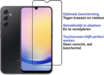 Armordrop Full Guard screenprotector voor Samsung A25