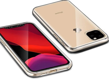 Lennexo 2 in 1 iPhone 11 Pro Max siliconen hoesje