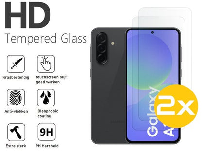 Lennexo hoesje en screenprotector voor Samsung Galaxy A36