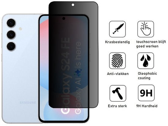 Lennexo Samsung S24FE privacy screenprotector