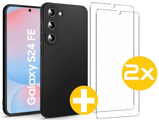 Lennexo siliconen hoesje met screenprotector