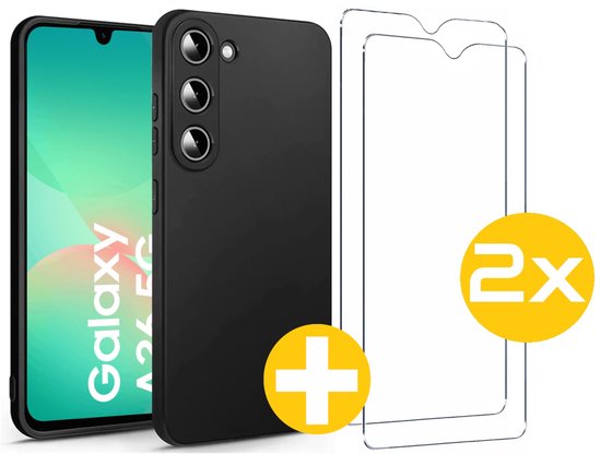 Lennexo siliconen hoesje met screenprotector