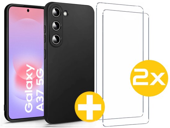 Lennexo hoesje en screenprotector Samsung Galaxy A37