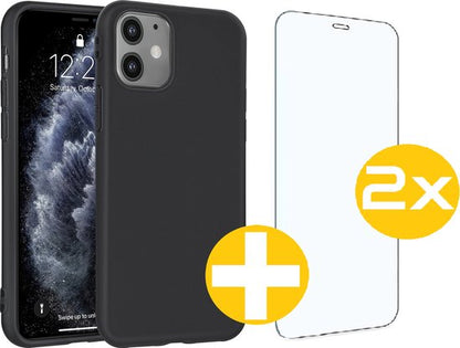 Lennexo iPhone 11 hoesje met screenprotector