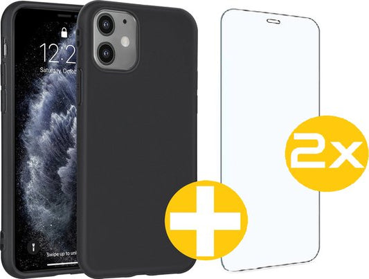 Lennexo iPhone 11 hoesje met screenprotector
