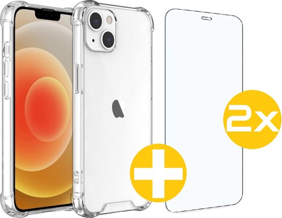 Lennexo Anti Shock Hoesje en Screenprotector voor iPhone 13