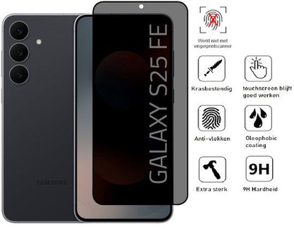Lennexo Privacy Screenprotector voor Samsung S25FE