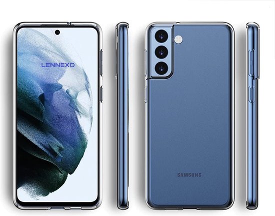 Lennexo transparante siliconen backcover voor Samsung Galaxy S21 Plus