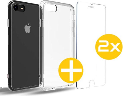 Lennexo iPhone SE hoesje en screenprotector