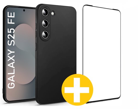 Lennexo Samsung S25FE hoesje en screenprotector combi