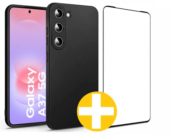 Lennexo hoesje en screenprotector voor Samsung A37