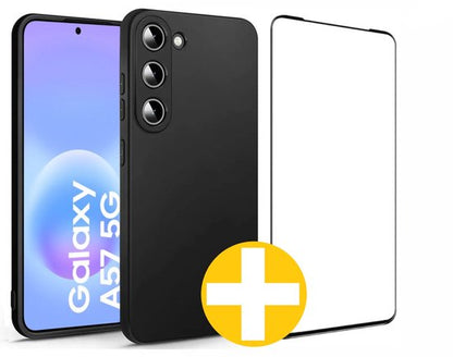 Lennexo hoesje en screenprotector voor Samsung A57