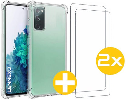 Anti-Shock Hoesje met Screenprotector voor Samsung S20 FE