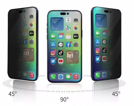 Lennexo privacy screenprotector voor Samsung A35