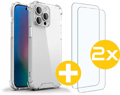 Anti-Shock Hoesje met Screenprotector voor iPhone 15 Pro Max