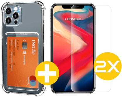Lennexo pashouder hoesje voor iPhone 11 Pro Max