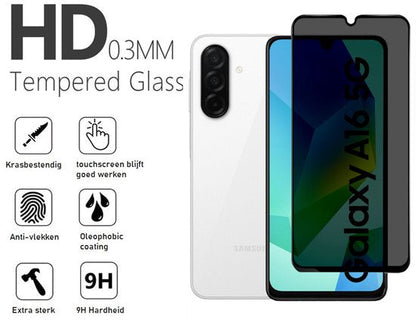 Lennexo privacy screenprotector voor Samsung A16