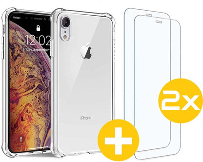 Lennexo iPhone XR combi beschermset