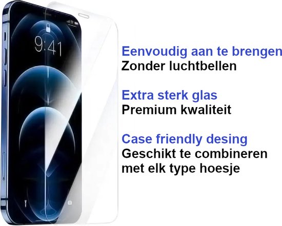 Armordrop iPhone 13 Pro Max screenprotector gehard glas