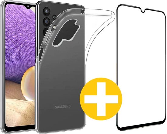 Lennexo Samsung Galaxy A32 5G hoesje en screenprotector