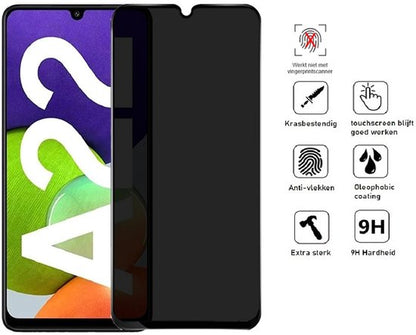 Lennexo Privacy Screenprotector Samsung Galaxy A22 5G