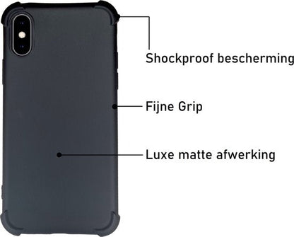 Lennexo Anti Shock iPhone XR siliconen hoesje