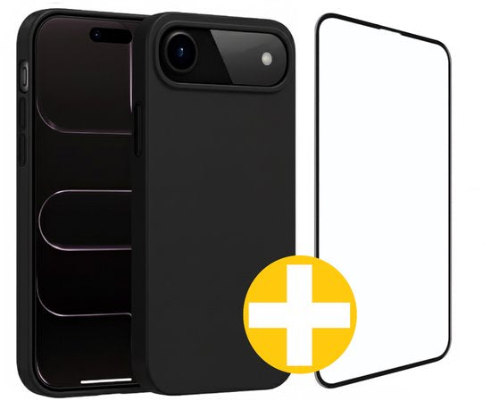 Lennexo iPhone 17 AIR hoesje en screenprotector combi
