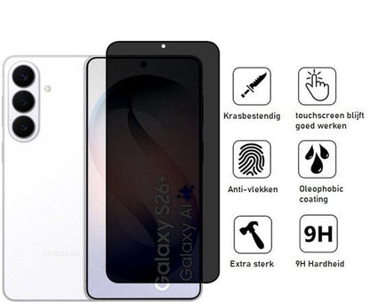 Lennexo Privacy screenprotector Samsung S26+