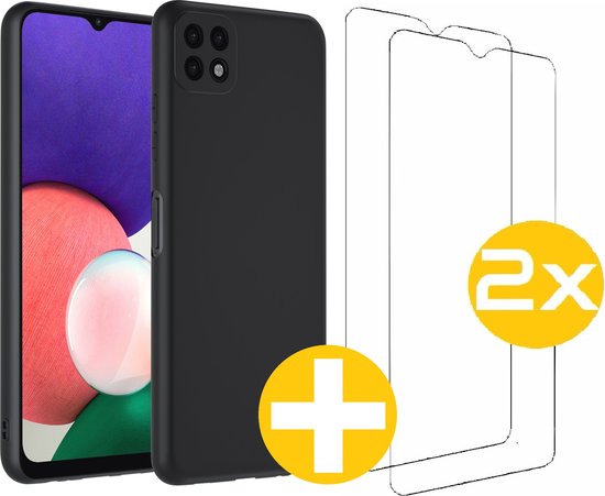 Lennexo hoesje en screenprotector Samsung Galaxy A22 5G