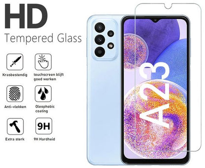 Lennexo tempered glass screenprotector Samsung Galaxy A23
