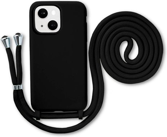 Armordrop siliconen hoesje met koord voor iPhone 14