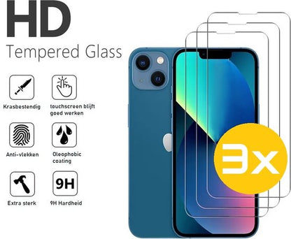 Tempered Glass Screenprotector Geschikt Voor iPhone 14