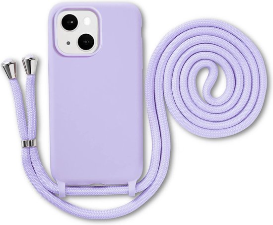 Armordrop siliconen telefoonhoesje met koord