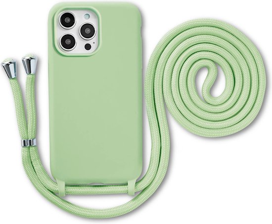 Armordrop siliconen telefoonhoesje met koord