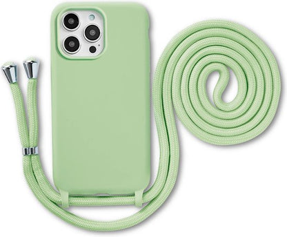 Armordrop siliconen hoesje met koord voor iPhone 14 Pro Max