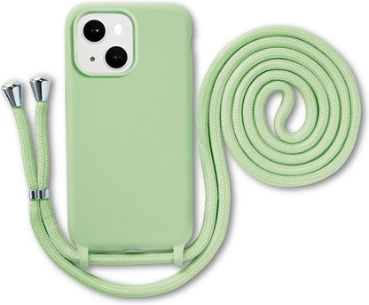 Armordrop siliconen hoesje met koord voor iPhone 14 Plus