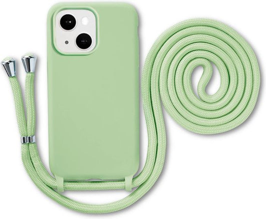 Armordrop siliconen hoesje met koord voor iPhone 14 Plus